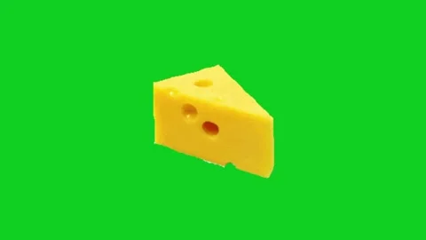 Cheese animation on green screen 库存影片 333150976