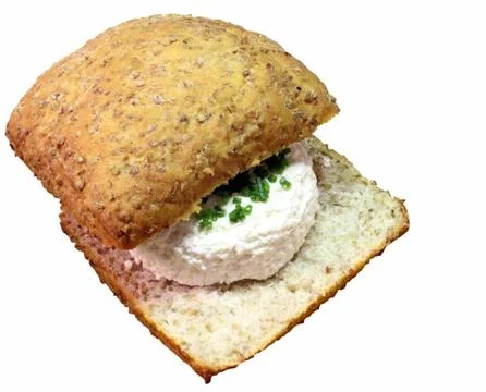 Cheese appetizer with bread wheat Stock Photos