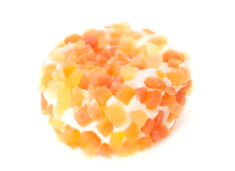 Cheese with apricot Stock Photos