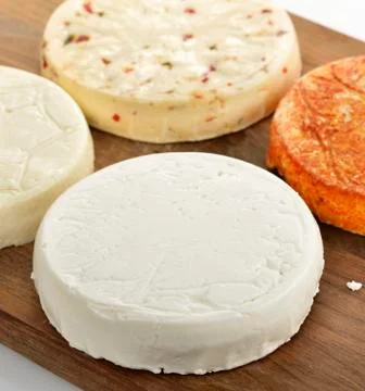 Cheese assortment Stock Photos