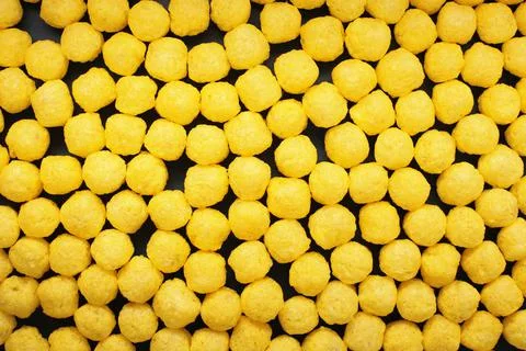 Cheese balls snacks Stock Photos