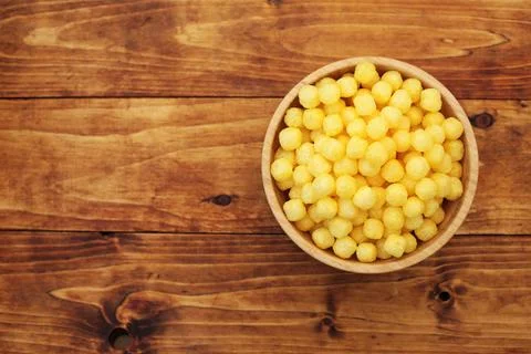 Cheese balls snacks Foto stock