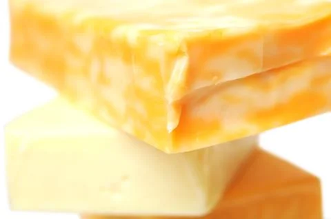 Cheese bars Stock Photos