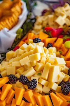 CHEESE BERRIES Stock Photos