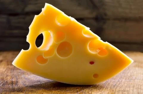 Cheese block Stock Photos