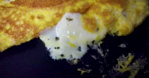 Cheese at the boiling point on a tortilla during the cooking process in Mexico Video stock 301167452