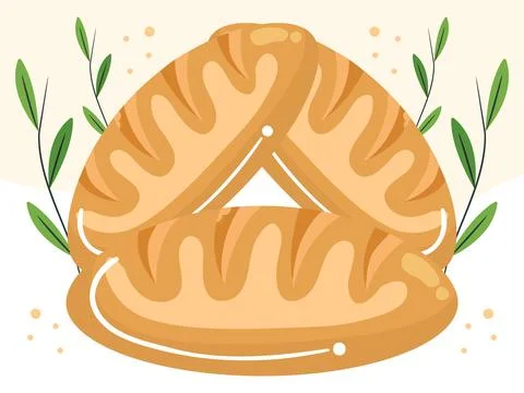 Cheese Bread Concept Illustration Stock Illustration