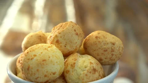 Cheese bread made in Brazil Stock Footage 237899501