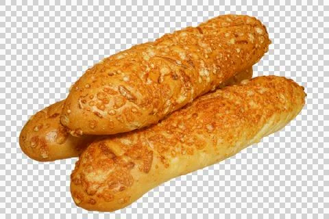 Cheese bread without background. Cheese rolls. Stock Photos