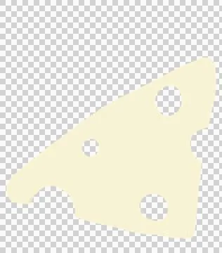 Cheese breakfast food set elements hand drawn doodle minimal style pastel col Stock Illustration