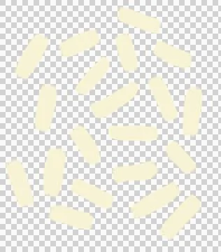 Cheese breakfast food set elements hand drawn doodle minimal style pastel col Stock-Illustration