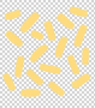 Cheese breakfast food set elements hand drawn doodle minimal style pastel col Stock Illustration