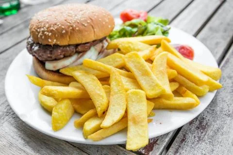 Cheese burger Foto stock