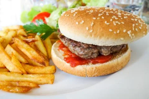 Cheese burger Foto stock