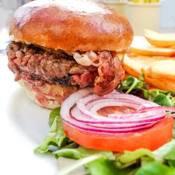 Cheese burger Stock Photos