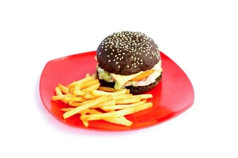 Cheese burger Foto stock