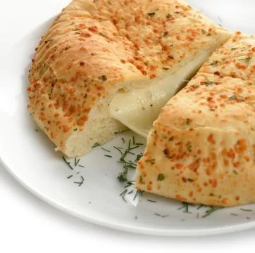 Cheese calzone Stock Photos