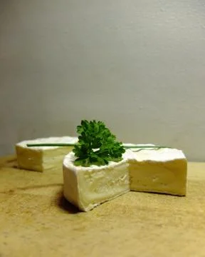 Cheese camembert on the table. Stock Photos