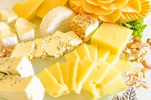 Cheese Collection Stock Photos