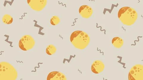 Cheese Cube Cartoon Background Illustrazione stock