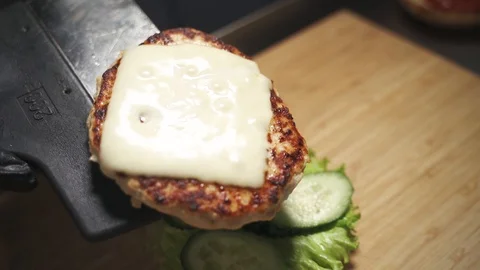 Cheese cutlet Stock Footage 129685513
