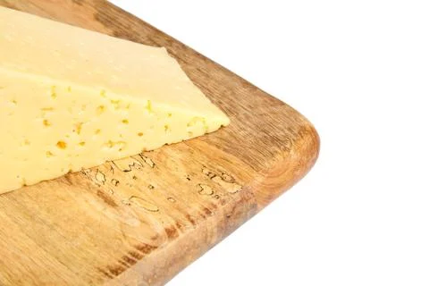 Cheese on a cutting board Foto stock