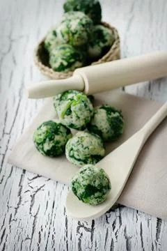 Cheese dumplings Stock Photos
