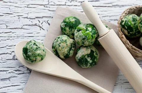 Cheese dumplings Stock Photos