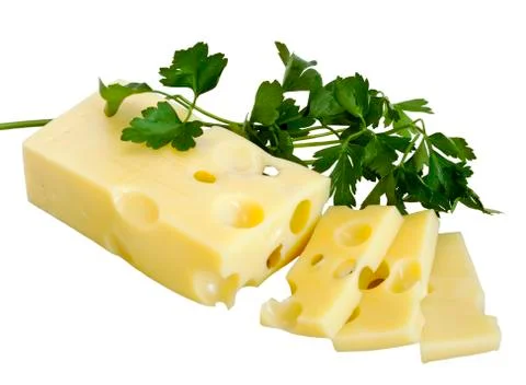 Cheese emmental Foto stock
