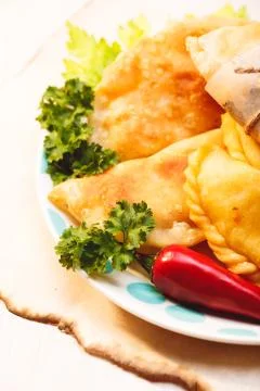 Cheese empanadas Stock Photos