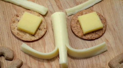 Cheese Face Stock Footage 499499