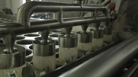Cheese factory Stock Footage 49159781