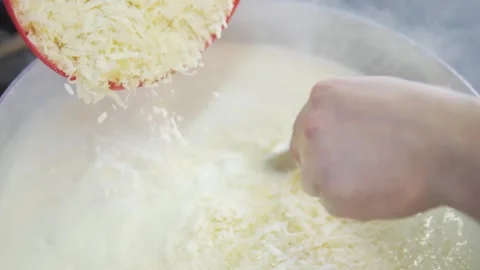 Cheese falling slow motion Stock Footage 246568863