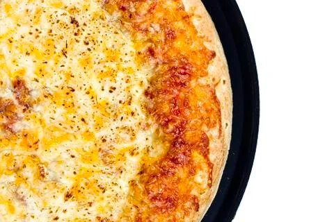 Cheese flavored pizza Stock Photos