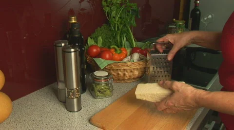 Cheese grater wide Stock Footage 91713