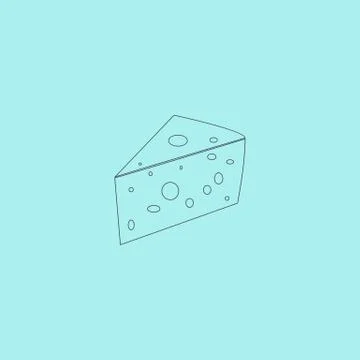 Cheese icon Stock Illustration