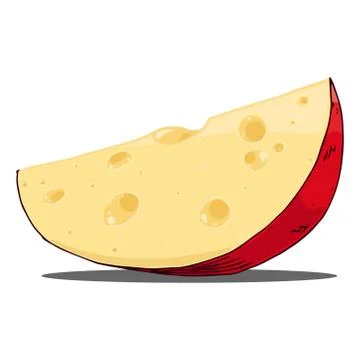 Cheese icon. Stock Illustration