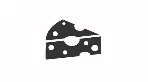 Cheese Icon. Stock Illustration