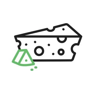 Cheese Icon Image. Stock-Illustration