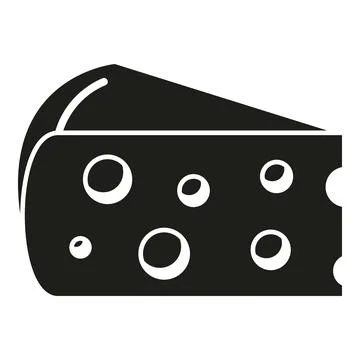 Cheese icon simple vector. Food protein Stock Illustration