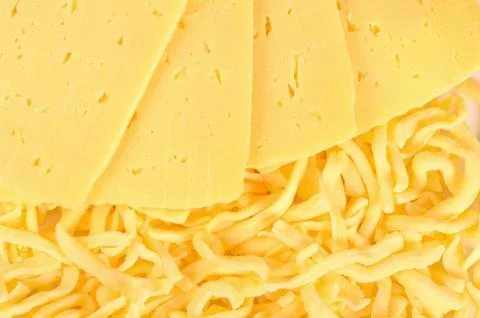 The cheese isolated on white background Stock Photos