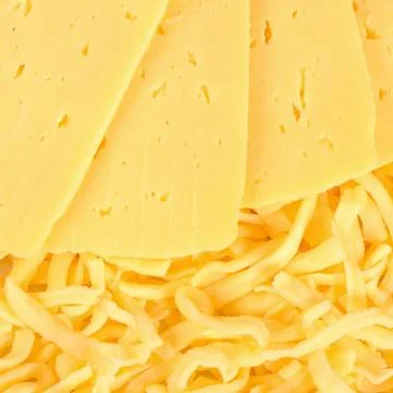 The cheese isolated on white background Stock Photos