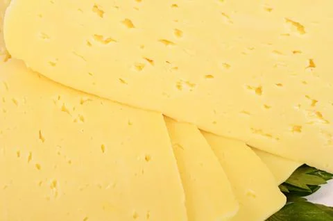 The cheese isolated on white background Stock Photos