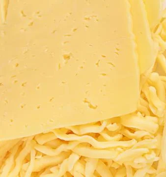 The cheese isolated on white background Stock Photos
