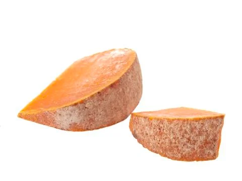 Cheese isolated on white background Foto stock