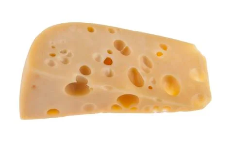 Cheese isolated on white background Stock Photos