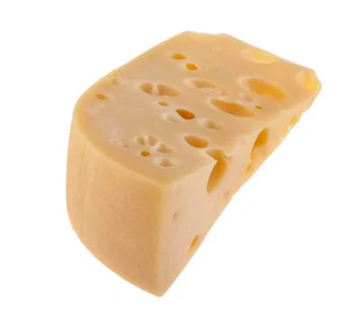 Cheese isolated on white background Stock Photos