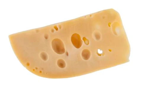 Cheese isolated on white background Stock Photos