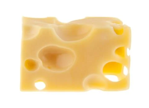 Cheese isolated on white background Stock Photos