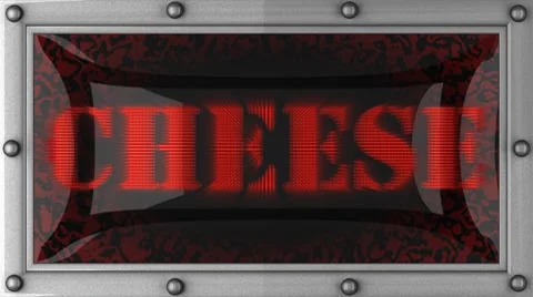 Cheese on led Video stock 8684932